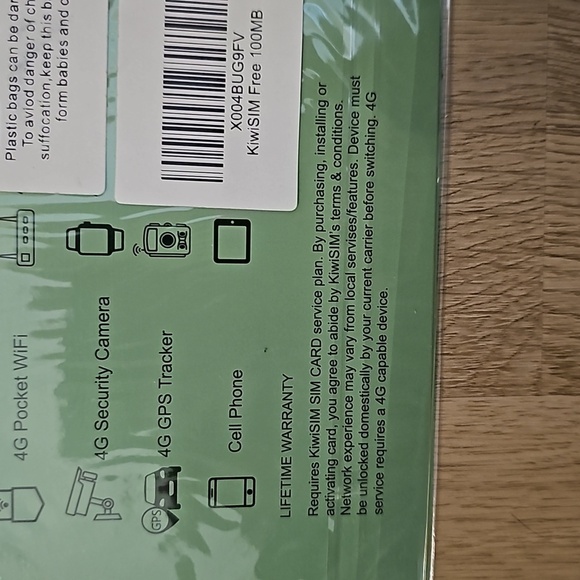 NWT 4GLTE Kiwisim Triple Network Data Sim Card Data Only - Picture 7 of 7